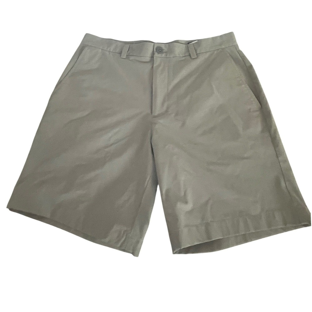 Vineyard Vines Performance Breaker Shorts Khaki Tan Mens 35 Golf Stretch Casual